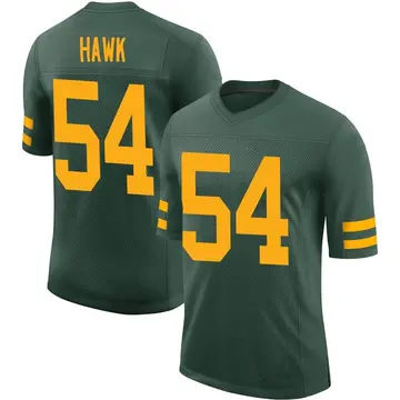 Nike A.J. Hawk Men's Limited Green Bay Packers Green Alternate Vapor Jersey