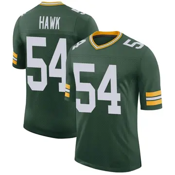 Nike A.J. Hawk Men's Limited Green Bay Packers Green Classic Jersey