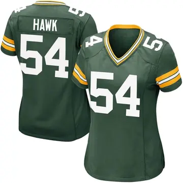Nike A.J. Hawk Women's Game Green Bay Packers Green Team Color Jersey