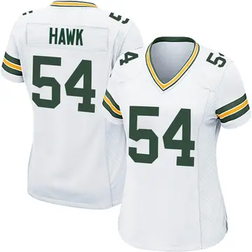 Nike A.J. Hawk Women's Game Green Bay Packers White Jersey