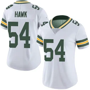 Nike A.J. Hawk Women's Limited Green Bay Packers White Vapor Untouchable Jersey