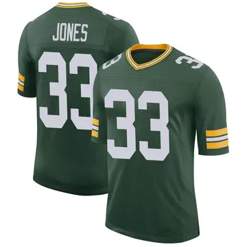 Nike Aaron Jones Men's Limited Green Bay Packers Green Classic Jersey