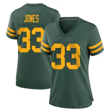 Nike Aaron Jones Women's Game Green Bay Packers Green Alternate Jersey