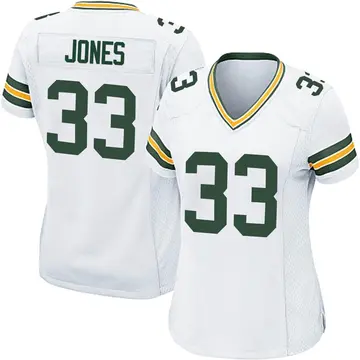 Nike Aaron Jones Women's Game Green Bay Packers White Jersey