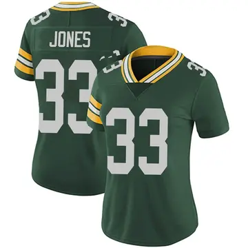 Nike Aaron Jones Women's Limited Green Bay Packers Green Team Color Vapor Untouchable Jersey