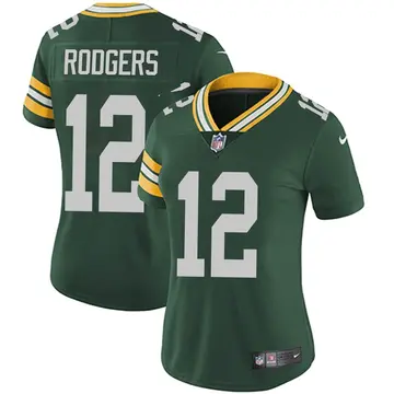 Nike Aaron Rodgers Women's Limited Green Bay Packers Green Team Color Vapor Untouchable Jersey