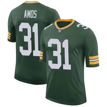 Nike Adrian Amos Men's Limited Green Bay Packers Green Classic Jersey