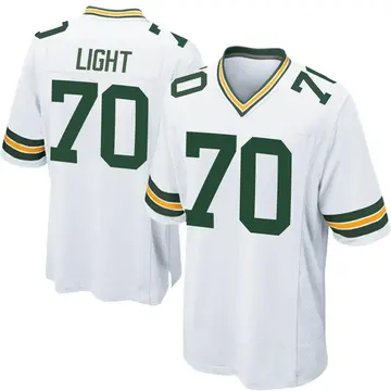 Nike Alex Light Men's Game Green Bay Packers White Jersey