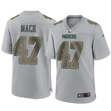 Nike Alize Mack Men's Game Green Bay Packers Gray Atmosphere Fashion Jersey