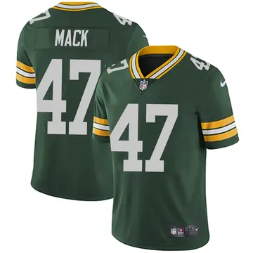 Nike Alize Mack Men's Limited Green Bay Packers Green Team Color Vapor Untouchable Jersey
