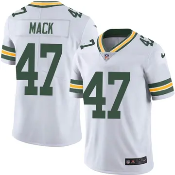 Nike Alize Mack Men's Limited Green Bay Packers White Vapor Untouchable Jersey