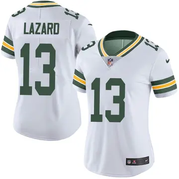 Nike Allen Lazard Women's Limited Green Bay Packers White Vapor Untouchable Jersey