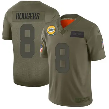Nike Amari Rodgers Youth Limited Green Bay Packers Camo 2019 Salute to Service Jersey