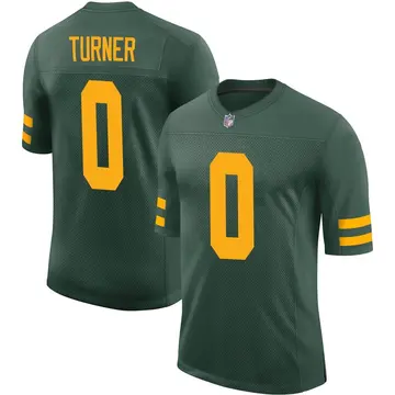 Nike Anthony Turner Men's Limited Green Bay Packers Green Alternate Vapor Jersey