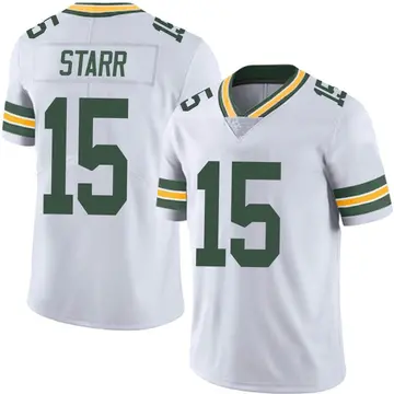 Nike Bart Starr Men's Limited Green Bay Packers White Vapor Untouchable Jersey