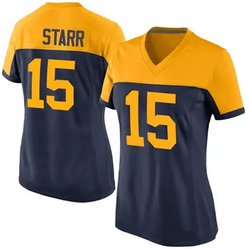 Nike Bart Starr Women's Game Green Bay Packers Navy Alternate Jersey