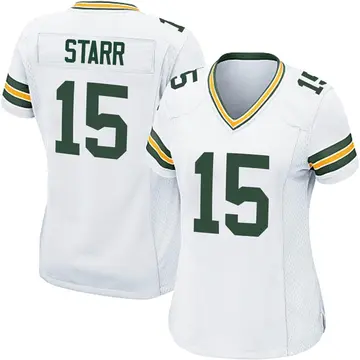 Nike Bart Starr Women's Game Green Bay Packers White Jersey