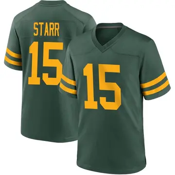 Nike Bart Starr Youth Game Green Bay Packers Green Alternate Jersey
