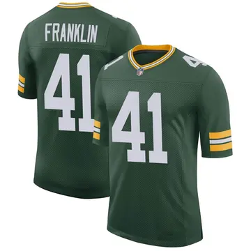 Nike Benjie Franklin Men's Limited Green Bay Packers Green Classic Jersey