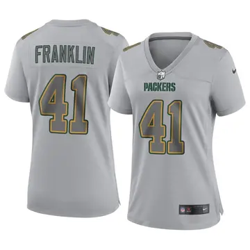 Nike Benjie Franklin Women's Game Green Bay Packers Gray Atmosphere Fashion Jersey
