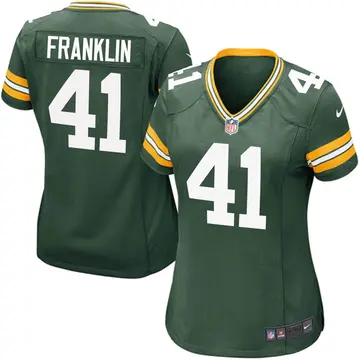Nike Benjie Franklin Women's Game Green Bay Packers Green Team Color Jersey