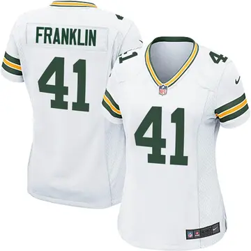Nike Benjie Franklin Women's Game Green Bay Packers White Jersey