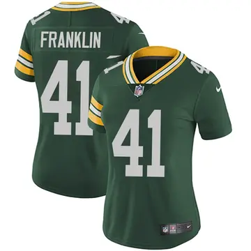Nike Benjie Franklin Women's Limited Green Bay Packers Green Team Color Vapor Untouchable Jersey