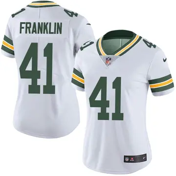 Nike Benjie Franklin Women's Limited Green Bay Packers White Vapor Untouchable Jersey