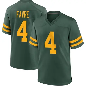 Nike Brett Favre Men's Game Green Bay Packers Green Alternate Jersey