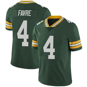 Nike Brett Favre Men's Limited Green Bay Packers Green Team Color Vapor Untouchable Jersey