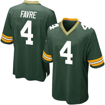 Nike Brett Favre Youth Game Green Bay Packers Green Team Color Jersey