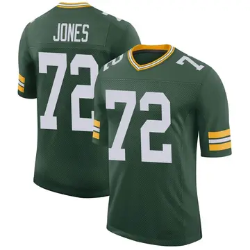 Nike Caleb Jones Men's Limited Green Bay Packers Green Classic Jersey