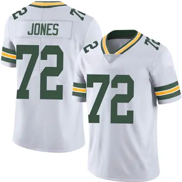 Nike Caleb Jones Men's Limited Green Bay Packers White Vapor Untouchable Jersey