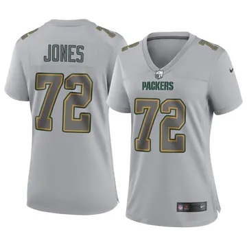 Nike Caleb Jones Women's Game Green Bay Packers Gray Atmosphere Fashion Jersey