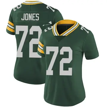Nike Caleb Jones Women's Limited Green Bay Packers Green Team Color Vapor Untouchable Jersey