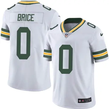 Nike Caliph Brice Men's Limited Green Bay Packers White Vapor Untouchable Jersey