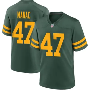 Nike Chauncey Manac Men's Game Green Bay Packers Green Alternate Jersey
