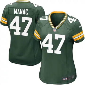 Nike Chauncey Manac Women's Game Green Bay Packers Green Team Color Jersey