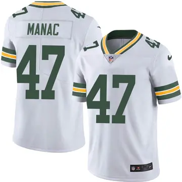 Nike Chauncey Manac Youth Limited Green Bay Packers White Vapor Untouchable Jersey