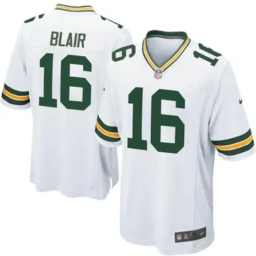 Nike Chris Blair Youth Game Green Bay Packers White Jersey