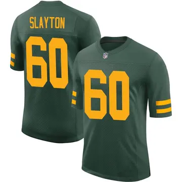 Nike Chris Slayton Men's Limited Green Bay Packers Green Alternate Vapor Jersey