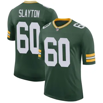 Nike Chris Slayton Men's Limited Green Bay Packers Green Classic Jersey
