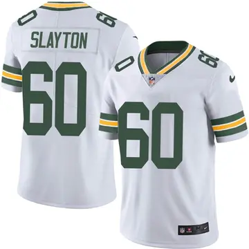 Nike Chris Slayton Youth Limited Green Bay Packers White Vapor Untouchable Jersey