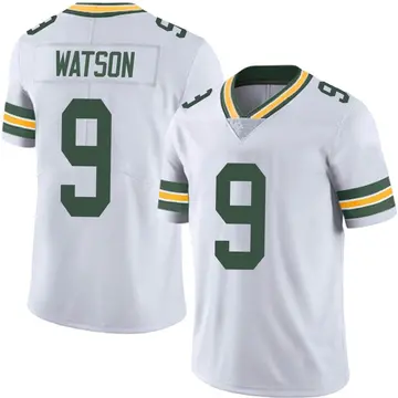 Nike Christian Watson Men's Limited Green Bay Packers White Vapor Untouchable Jersey