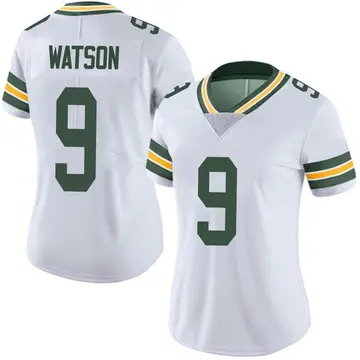 Nike Christian Watson Women's Limited Green Bay Packers White Vapor Untouchable Jersey