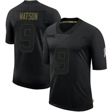 Nike Christian Watson Youth Limited Green Bay Packers Black 2020 Salute To Service Jersey