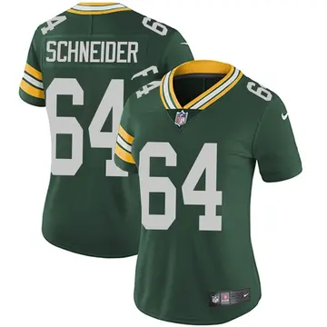 Nike Cole Schneider Women's Limited Green Bay Packers Green Team Color Vapor Untouchable Jersey