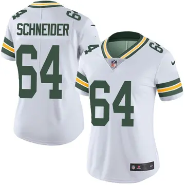 Nike Cole Schneider Women's Limited Green Bay Packers White Vapor Untouchable Jersey
