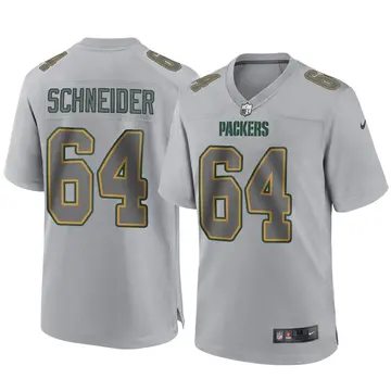 Nike Cole Schneider Youth Game Green Bay Packers Gray Atmosphere Fashion Jersey
