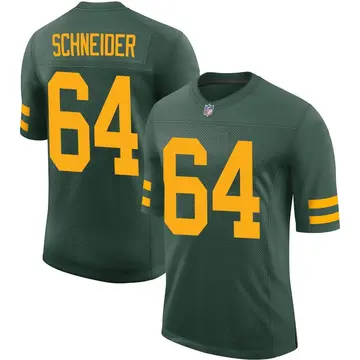 Nike Cole Schneider Youth Limited Green Bay Packers Green Alternate Vapor Jersey